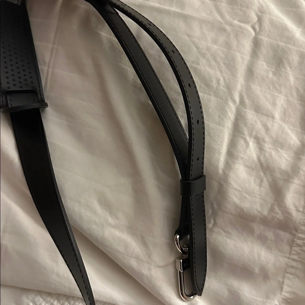 Louis Vuitton Black Strap with Silver Hardware - Picture 7 of 9